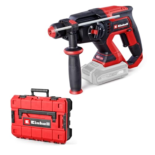 Einhell Professional Akku-Bohrhammer TP-HD 18/22 D Li BL-Solo Power X-Change (18 V, Brushless, 2,3 J, SDS-plus, 22 mm Bohrleistung in Beton, D-Handgriff, Koffer, ohne Akku)
