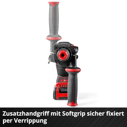 Einhell Professional Akku-Bohrhammer TP-HD 18/22 D Li BL-Solo Power X-Change (18 V, Brushless, 2,3 J, SDS-plus, 22 mm Bohrleistung in Beton, D-Handgriff, Koffer, ohne Akku) – Bild 8