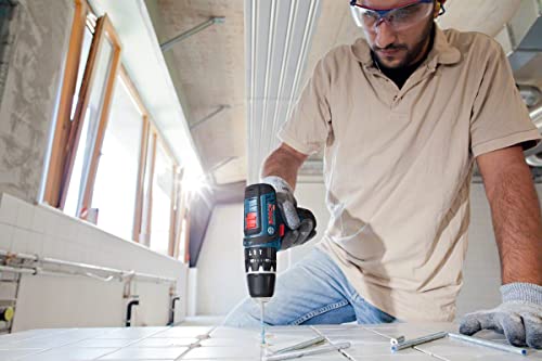 Bosch Professional 12V System Akku Schlagbohrschrauber GSB 12V-15 (Bohr-Ø Holz max: 19 mm, inkl. 2x 2.0Ah Akku Ladegerät, 2x Bohrer-Set, 1x Bit-Set, Werkzeugtasche) - Amazon Exclusive – Bild 2