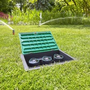 Alternative view of Gardena Ventilbox 9 V Bluetooth-Set: Bodeneinbaudose für den unterirdischen Einbau von batteriebetriebenen Bewässerungsventilen, programmierbar per App (1286-20)