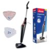Vileda Steam Plus Dampfreiniger mit PowerPad und 2 Mikrofaser-Ersatzpads | Hygienischer Bodenreiniger für Fliesen, Laminat & Parkett | Aufheizzeit: 15 Sekunden | Eco-Verpackung