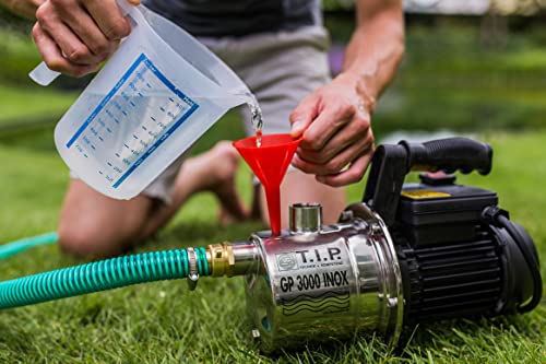T.I.P. Edelstahl Gartenpumpe GP 3000 INOX - Leistungsstarke 550 W Pumpe mit 2950 l/h Leistung und thermischer Überlastschutz - Robustes, korrosionsbeständiges Pumpengehäuse, 30111 – Bild 11