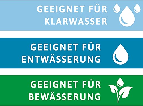 T.I.P. Benzin Wasserpumpe - Motor Gartenpumpe (30.000 l/h Fördermenge, 30 m Förderhöhe, 3,0bar Druck, max. 3,85kW (5,2PS) Leistung, Ölmangelsicherung, 4-Takt-Motor, Rückschlagklappe) LTP 500/30, 30197 – Bild 2