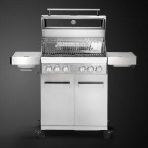 Alternative view of TAINO PLATINUM YAMARA 4 2 Gasgrill Edelstahl 4 Brenner Keramik Sear-Burner Keramik Backburner Piezo-Zündung Grillrost gusseisern