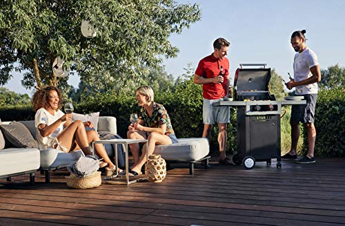 Enders® Gasgrill BOSTON BLACK 2 TURBO, 2-Brenner aus Edelstahl, TURBO ZONE & HEAT RANGE Brenner-Technologien von Enders®, kleier Grill, Grillwagen, Außenküche #88616 – Bild 2