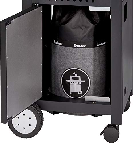 Enders® Gasgrill BOSTON BLACK 2 TURBO, 2-Brenner aus Edelstahl, TURBO ZONE & HEAT RANGE Brenner-Technologien von Enders®, kleier Grill, Grillwagen, Außenküche #88616 – Bild 5