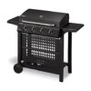 Enders Gasgrill SAN DIEGO NEXT 4, 4 Brenner aus Edelstahl, mit Grillthermometer, kleiner Gasgrill, Camping, Edelstahlrost, Balkon Gas Grill,stabile Seitenablagen #80176