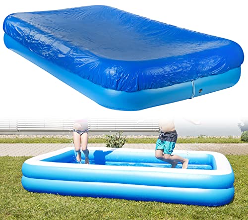 Speeron Zubehör zu Aufblasbarer Pool XXL: Aufblasbares Jumbo-Planschbecken inkl. Abdeckung, 305 x 183 x 51 cm (Planschbecken XXL, Jumbo Pool, aufblasbar) – Bild 2