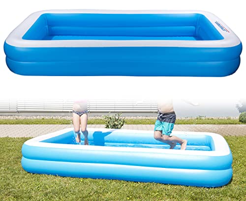 Speeron Zubehör zu Aufblasbarer Pool XXL: Aufblasbares Jumbo-Planschbecken inkl. Abdeckung, 305 x 183 x 51 cm (Planschbecken XXL, Jumbo Pool, aufblasbar) – Bild 9