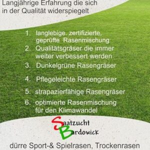 Alternative view of Sport Spielrasen strapazierfähig Gebrauchs - Rasenmischung für trockene Standorte dürreresistente 10kg für ca. 300 m² Sportrasen