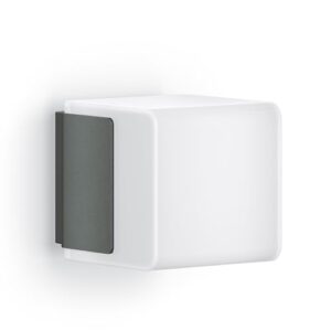 Steinel LED Außenwandleuchte L 835 SC Connect, smarte Wandlampe außen, Bewegungsmelder, dimmbar, vernetzbar per App, Zeitschaltuhr, 3000 K, Anthrazit