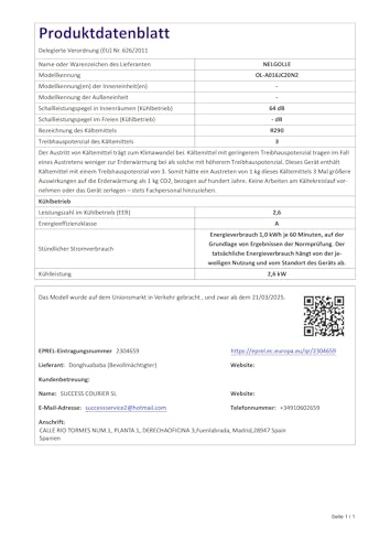 Mobiles Klimagerät - 7000BTU Klimaanlage Mobil mit Abluftschlauch, Kühl-/Ventilations-/ Entfeuchtungs-/Schlafmodus Alle-in-1, Digitalanzeige & Fernbedienung, 360° Rollen, 24H Timer, inkl. Fenster-Kit – Bild 9