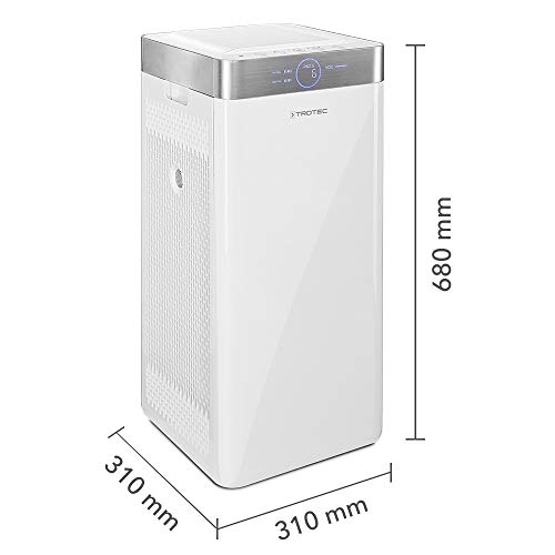 TROTEC Luftreiniger AirgoClean 200 E – HEPA Filter für Allergiker – Räume bis 66 m²/165 m³, Gebläsestufen 4, entfernt 99,97% aller Partikel, Pollen, Staub – Bild 3