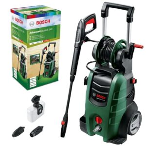 Bosch AdvancedAquatak 140 Hochdruckreiniger - 2100 Watt, 140 bar, 450 l/h, vielseitige Reinigungsmöglichkeiten, Aufbewahrungsfach, inkl. Zubehör