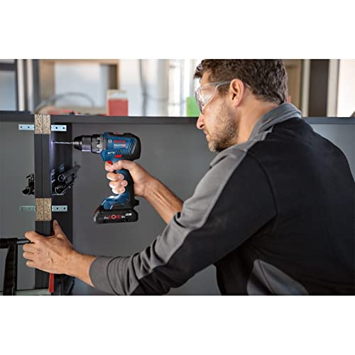 Bosch Professional 18V System Akku Bohrschrauber GSR 18V-55 (max. Drehmoment 55 Nm, 1.800 min⁻¹, inkl. 2x Akku ProCORE18V 4.0Ah, Schnellladegerät GAL 18V-40, L-BOXX-Einlage, L-BOXX) – Bild 3