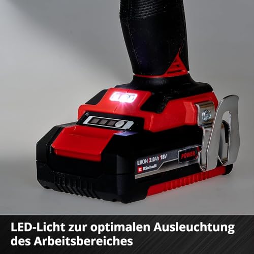 Einhell Professional Akku-Schlagbohrschrauber TP-CD 18/50 Li-i BL Kit Power X-Change (18 V, Brushless, 50 Nm, Schlagbohrfunktion, inkl. 2x 2,0 Ah Akkus Ladegerät) – Bild 10