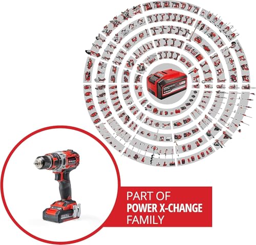 Einhell Professional Akku-Schlagbohrschrauber TP-CD 18/50 Li-i BL Kit Power X-Change (18 V, Brushless, 50 Nm, Schlagbohrfunktion, inkl. 2x 2,0 Ah Akkus Ladegerät) – Bild 2