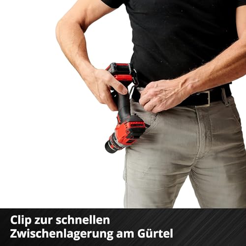 Einhell Professional Akku-Schlagbohrschrauber TP-CD 18/50 Li-i BL Kit Power X-Change (18 V, Brushless, 50 Nm, Schlagbohrfunktion, inkl. 2x 2,0 Ah Akkus Ladegerät) – Bild 7