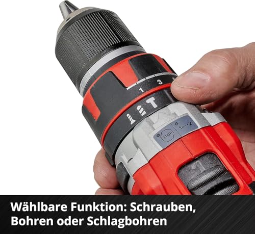 Einhell Professional Akku-Schlagbohrschrauber TP-CD 18/50 Li-i BL Kit Power X-Change (18 V, Brushless, 50 Nm, Schlagbohrfunktion, inkl. 2x 2,0 Ah Akkus Ladegerät) – Bild 8