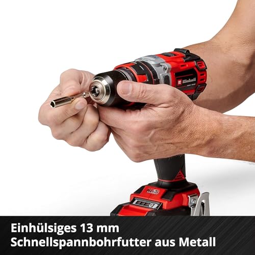 Einhell Professional Akku-Schlagbohrschrauber TP-CD 18/50 Li-i BL Kit Power X-Change (18 V, Brushless, 50 Nm, Schlagbohrfunktion, inkl. 2x 2,0 Ah Akkus Ladegerät) – Bild 9