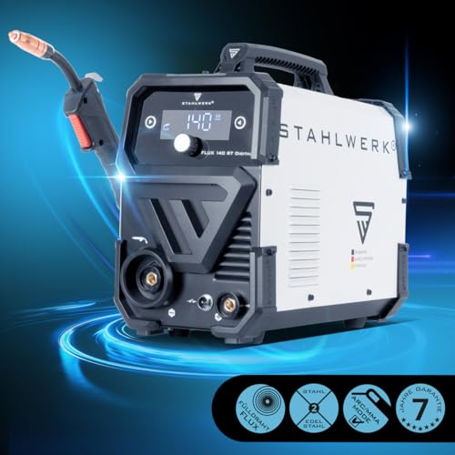 STAHLWERK Schweißgerät FLUX 140 ST Digital mit 140 A Vollausstattung, synergischem Drahtvorschub, Lift-TIG und ARC/MMA Funktion zum Schweißen ohne Schutzgas – Bild 12