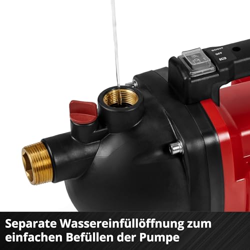 Einhell Akku-Gartenpumpe AQUINNA 36/30 Set Power X-Change (36 V, 3000 L/h Fördermenge, max. 26 m Förderhöhe, ECO-Schalter, inkl. 4 m Saugschlauch, ohne Akkus) – Bild 9