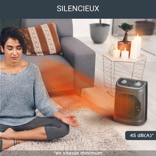 Rowenta SO2330 Instant Comfort | Heizlüfter | Frostschutzautomatik | Silence-Stufe | Compact | 2400 W | schwarz – Bild 4