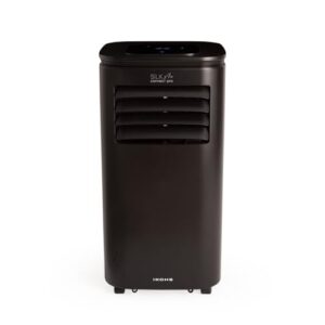 CREATE/SILKAIR CONNECT PRO / 4 in 1 tragbares Klimagerät mit Wärmepumpe Schwarz/WLAN, 9000 BTU, Timer, Schlafmodus, inkl. Abluftkit, entfeuchtet bis zu 24l, 1010W