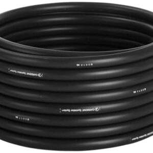 Gardena Sprinklersystem Verlegerohr: Die zentrale Versorgungsleitung für das Gardena Sprinklersystems und die Pipeline, unter- und oberirdisch verlegbar, Außendurchmesser 25 mm, 50 m-Rolle (2701-20), schwarz