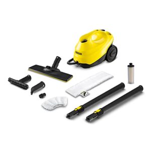 Kärcher Dampfreiniger SC 3 EasyFix, Dampfdruck: max. 3,5 bar, Aufheizzeit: 30 s, Leistung: 1.900 W, Flächenleistung: 75 m², Tank: 1 l, mit Entkalkungskartusche, Bodenreinigungsset und Düsen