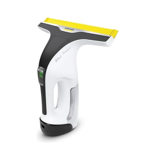 Kärcher Akku-Fenstersauger WV 7 Signature Line, Akkulaufzeit: 100 min, LED-Ladezustandsanzeige, 2 Absaugdüsen, Sprühflasche mit 2 Mikrofaserbezügen, Schmutzkratzer, 20 ml Fensterreiniger-Konzentrat – Bild 2