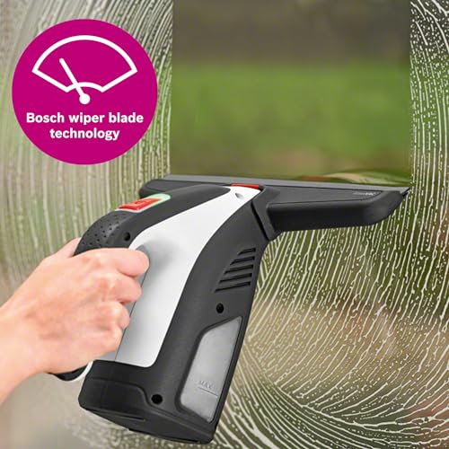 Bosch Akku Fenstersauger GlassVAC (für Fenster, Spiegel und Dusche, Laufzeit: ca. 35 Fenster, im Karton) – Bild 6