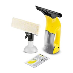 Kärcher Fenstersauger WV 1 Plus (Akkulaufzeit: 20 min, Gewicht: 0,5 kg, Flächenleistung je Akkuladung: 55 m², Sprühflasche mit Mikrofaserbezug, Fensterreiniger-Konzentrat 20 ml)
