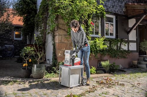 IKRA Elektro Gartenhäcksler ILWH 3000, leise robust wartungsarm, starke 3.000W, Aststärke bis 45mm, Blauer Engel – Bild 12