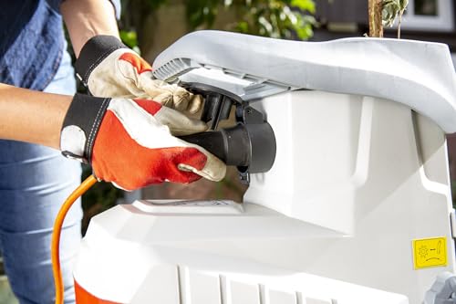 IKRA Elektro Gartenhäcksler ILWH 3000, leise robust wartungsarm, starke 3.000W, Aststärke bis 45mm, Blauer Engel – Bild 14