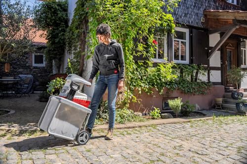 IKRA Elektro Gartenhäcksler ILWH 3000, leise robust wartungsarm, starke 3.000W, Aststärke bis 45mm, Blauer Engel – Bild 18