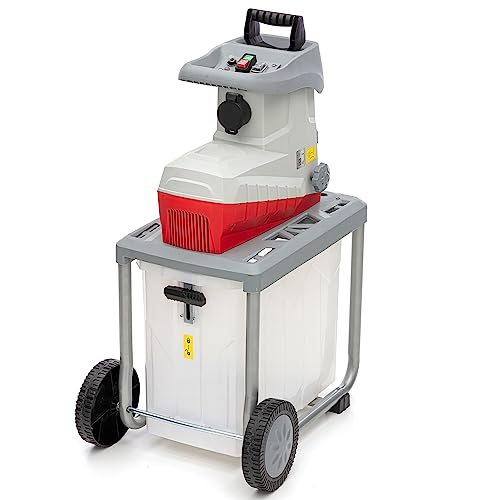 IKRA Elektro Gartenhäcksler ILWH 3000, leise robust wartungsarm, starke 3.000W, Aststärke bis 45mm, Blauer Engel – Bild 32