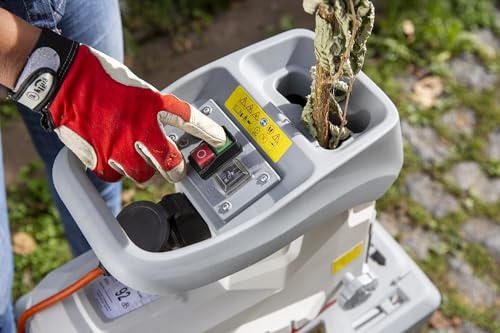 IKRA Elektro Gartenhäcksler ILWH 3000, leise robust wartungsarm, starke 3.000W, Aststärke bis 45mm, Blauer Engel – Bild 4