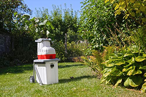 IKRA Elektro Gartenhäcksler Walzenhäcksler ILH 3000 A, starke 3.000W, inkl. Gartenschere & Schutzbrille – Bild 11