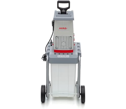 IKRA Elektro Gartenhäcksler Walzenhäcksler ILH 3000 A, starke 3.000W, inkl. Gartenschere & Schutzbrille – Bild 15