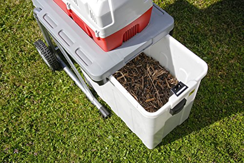 IKRA Elektro Gartenhäcksler Walzenhäcksler ILH 3000 A, starke 3.000W, inkl. Gartenschere & Schutzbrille – Bild 5