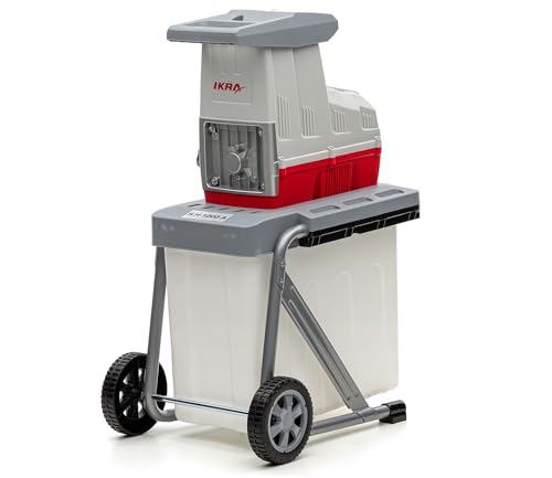 IKRA Elektro Gartenhäcksler Walzenhäcksler ILH 3000 A, starke 3.000W, Aststärke bis 44mm, inkl. Schutzbrille – Bild 14