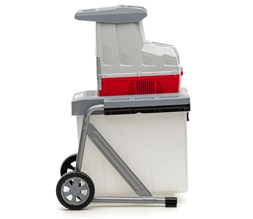 IKRA Elektro Gartenhäcksler Walzenhäcksler ILH 3000 A, starke 3.000W, Aststärke bis 44mm, inkl. Schutzbrille – Bild 15