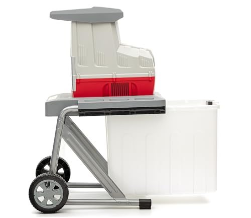 IKRA Elektro Gartenhäcksler Walzenhäcksler ILH 3000 A, starke 3.000W, Aststärke bis 44mm, inkl. Schutzbrille – Bild 16