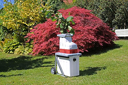 IKRA Elektro Gartenhäcksler Walzenhäcksler ILH 3000 A, starke 3.000W, Aststärke bis 44mm, inkl. Schutzbrille – Bild 6
