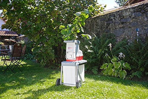 IKRA Elektro Gartenhäcksler Walzenhäcksler ILH 3000 A, starke 3.000W, Aststärke bis 44mm, inkl. Schutzbrille – Bild 7