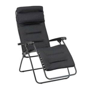 Lafuma Mobilier -Gepolsterter Relaxsessel Zero Gravity RSX Clip -Klappbare Liege für Garten & Innenbereiche -Hochwertiges AirComfort®-Gewebe -Vielseitiger Liegestuhl, Höchster Komfort, Made in France
