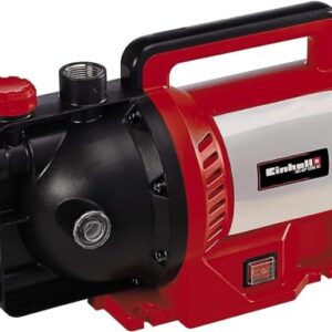 Einhell Gartenpumpe GC-GP 1250 N/1 (1.200 W, max. 5000 L/h, max. Förderhöhe 50 m, Wasserfüllanzeige, Wassereinfüllöffnung /-ablassschraube, Frostschutz, Thermoschutz)