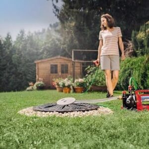 Alternative view of Einhell Gartenpumpe GC-GP 1250 N/1 (1.200 W, max. 5000 L/h, max. Förderhöhe 50 m, Wasserfüllanzeige, Wassereinfüllöffnung /-ablassschraube, Frostschutz, Thermoschutz)