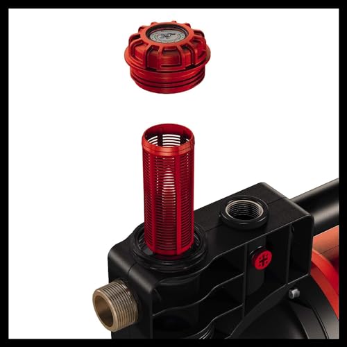 Einhell Gartenpumpe GE-GP 1246 N FS (1.200 Watt, 4.6 l/h, 5 bar Förderdruck, Wasserfüll-/Schmutz-/Sauganzeige, Trockenlaufsicherung, Brüh-/Thermoschutz, Flow-Sensor m. LED, Rückschlagventil) – Bild 4